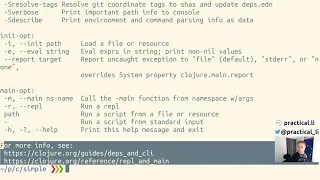 Getting started with Clojure CLI and tools deps