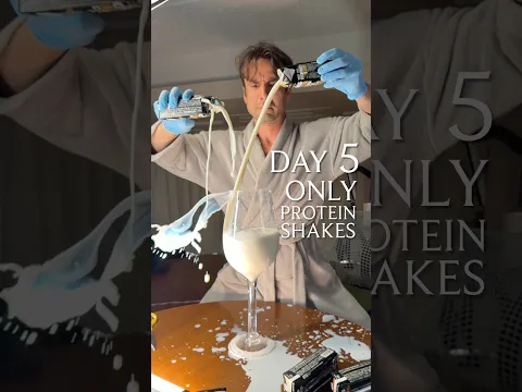 Day 5/5 ONLY protein shakes
