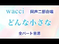 【同声二部合唱】『どんな小さな』wacci /「放課後カルテ」主題歌 / 前半▷歌メロディあり  後半▷伴奏音源のみ / covered by lento