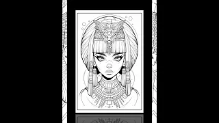 Pharaonic Drawing Art Drawing Pharaonic Illustration رسم فرعوني فن Tutorial Shorts Simple 