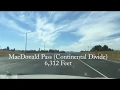 Driving US 12 Over MacDonald Pass in Montana