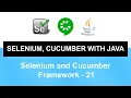 Selenium Cucumber with Java Course Selenium and Cucumber Framework - 21