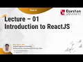 ReactJS Tutorial for Beginners Introduction to ReactJS