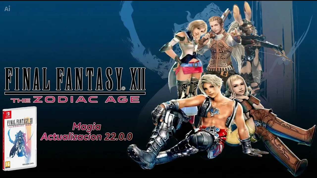 FF12  En SWITCH 2 Con La Actualizacion 22.0.0 Como Se Ve?