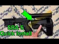 How to Install SBA 5 Brace