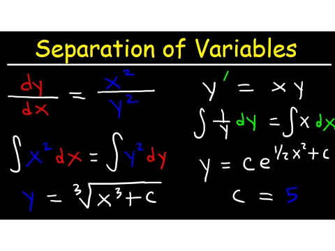 Download MP3 Separable First Order Differential Equations - Basic Introduction