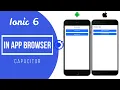 Ionic Capacitor In-App-Browser Plugin - Running in Android iOS