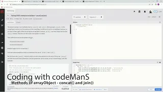 Codewars 8 kyu Simple Training JS Methods of arrayObject - - concat sort JavaScript