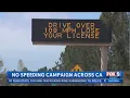 Here s the reason behind the electronic messages warning of losing your license for going 100 mph