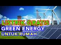 Pasang Sendiri Listrik PLTS 2200wh Solar Panel Green Energy Rumah Tangga