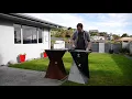 Plummet Industries Helix flat pack fire pit assembly