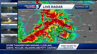 WATCH LIVE Tracking Severe Storms Across Oklahoma