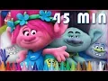 Trolls Movie Coloring Book Coloring Pages for Kids Poppy Branch Satin Chenille DJ Suki
