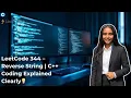 LeetCode 344 Reverse String Live Coding C Step-by-Step Explanation