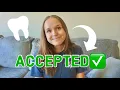 HOW I GOT INTO DENTAL SCHOOL My Stats Where I Applied GPAs DAT Shadowing Hours Etc