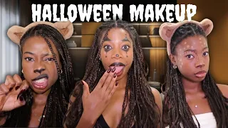 I Tried VIRAL Halloween Makeup Looks!