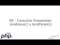 08 - Consultas Preparadas bindValue y bindParam PHP 7