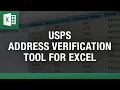 USPS Address Verification Tool