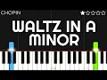 Lagu Chopin - Waltz in A Minor, B.150 | EASY Piano Tutorial