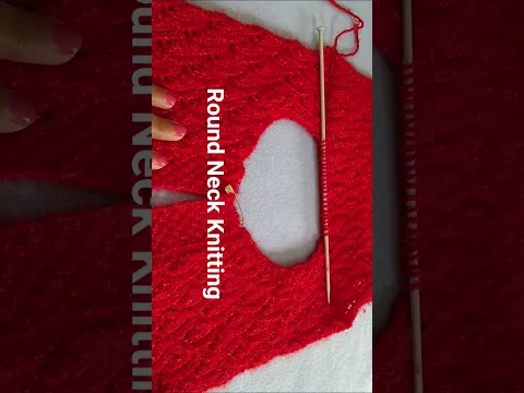 Full Video link 👇 #shorts #knitting #shortvideo #shortsfeed #bunai #diy #viral #neckdesign #knitted