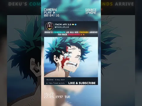 🤯 Midoriya's Friend Has Arrived To Fight Against Shigaraki 🔥🥶 #anime #mhaedit #myheroacademia #mha