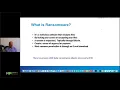 MedPro Disposal HIPAA Webinar Series Episode 3 Biggest exposure to your practice-Ransomware
