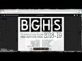 1 Scheduling for 2018-19 at Beech Grove High School