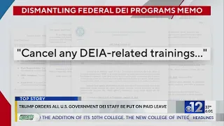Trump administration directs all federal diversity, equity and inclusion staff be put on leave