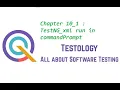 Chapter 10 - 1 TestNG xml run in command Prompt