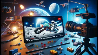 🚀 BrickEngineering's Guide: Making the Space Hoverbike Short! 🎥