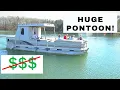 The BIGGEST PONTOON Boat You Can Buy and Actually Afford Sun Tracker Party Hut 30