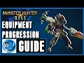 MH Rise Insect Glaive Equipment Progression Guide Recommended Playing