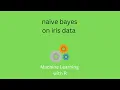 Multi-class predictions naive Bayes model on iris data