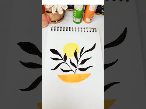 easy boho art for kids #shorts