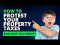 How to file a protest on your property taxes save money El Paso - epcad org edition