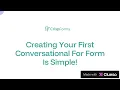 How to make a conversational form for free using Crispforms - The Best Typeform Alternative