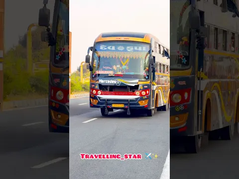 Luxury bus ✨❤️ll Sleeper luxury bus ll luxury Travels surat #Travels #luxurybus #bus #reels #viral