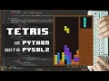 ASMR Programming Tetris in Python with PySDL2 - No Talking