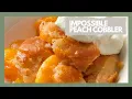Easiest Impossible Peach Cobbler Recipe