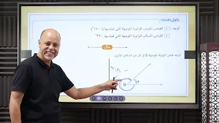 الزاوية الموجهه حساب مثلثات اولي ثانوي رياضيات 