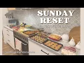 Sunday Reset - Plan Shop Prep as a family of Six Prepping meals and snacks for another busy week
