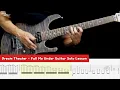 Lagu Dream Theater - Pull Me Under Guitar Solo Lesson Without Wah (Slow Tempo)