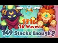 CULTIST Goes 149 Stacks to Beat WUKONG in 16 Waves 171 Billion - RUSH ROYALE