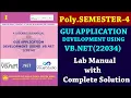 GUI Application Development Using VB Net 22034 Solved Lab Manuals Diploma Online Polytechnic