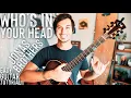 Who's In Your Head Jonas Brothers Guitar Tutorial // Who's In Your Head Guitar // Guitar Lesson #890