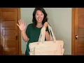 Thirty-One Canvas Boat Tote
