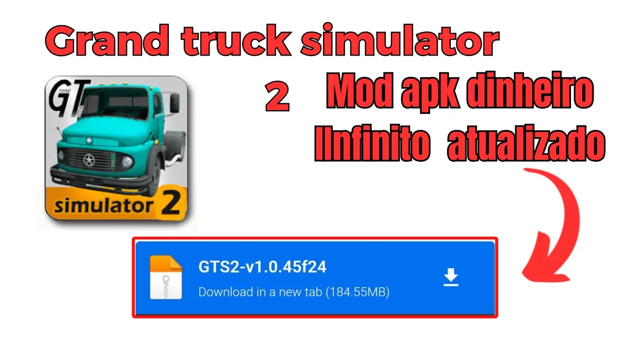 SAIUU GRAND TRUCK SIMULATOR 2 MOD APK DINHEIRO INFINITO ATUALIZADO 🤑