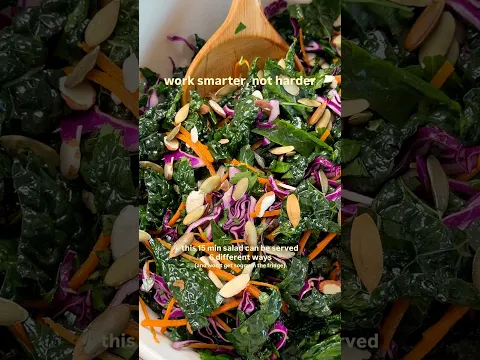 The salad I prep every week