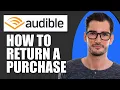 How To Return A Book On Audible For A Refund
