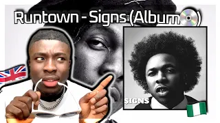 RUNTOWN - SIGNS FULL ALBUM REACTION 👀UK 🇬🇧 (Legend in Afrobeats on the Comeback!)